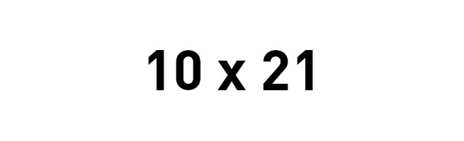 10x21