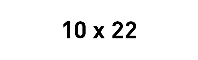 10x22