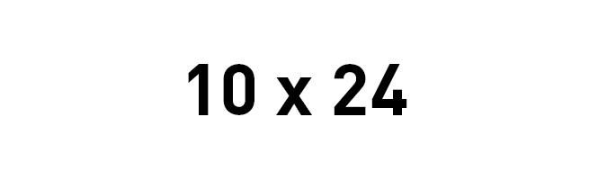 10x24
