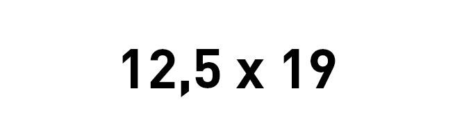 12,5x19