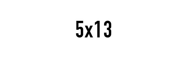 5x13