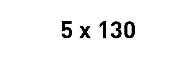 5x130