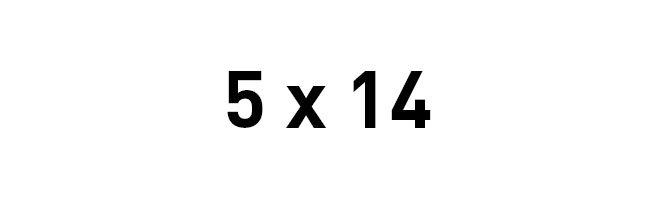5x14