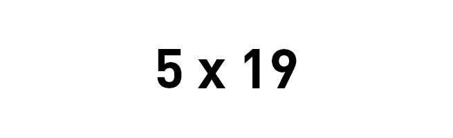 5x19