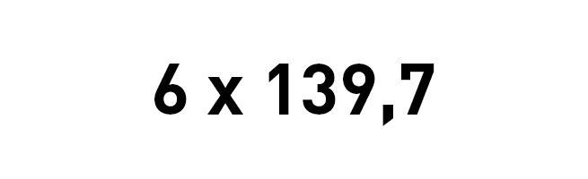 6x139,7