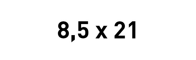 8,5x21