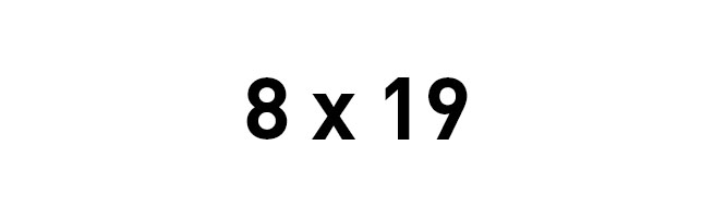 19''x8''