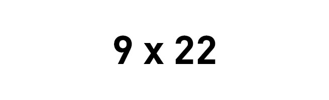9x22