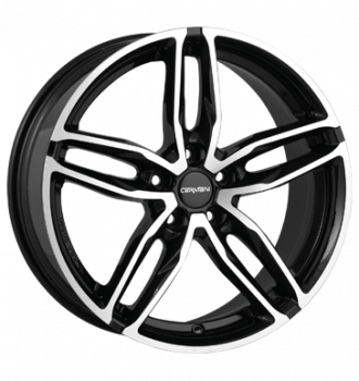 Carmani, 13 Twinmax, 8,5x19 ET35 5x120 72,6, black polish
