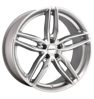 Carmani, 13 Twinmax, 8,5x19 ET35 5x120 72,6, white silver