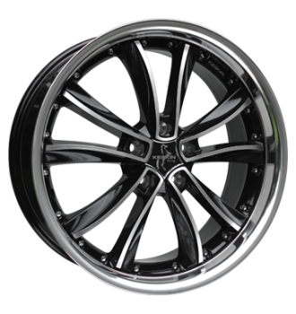 Keskin, KT13 Friday, 8x18 ET42 5x114,3 72,6, schwarz frontpoliert