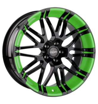 Oxigin, 14 Oxrock, 8,5x20 ET35 5x112 72,6, foil green