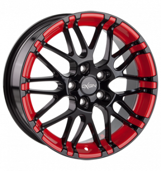 Oxigin, 14 Oxrock, 8,5x20 ET35 5x112 72,6, foil red