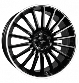 Keskin, KT15 Speed, 9,5x19 ET35 5x120 72,6, schwarz randpoliert
