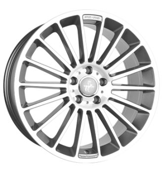 Keskin, KT15 Speed, 8,5x19 ET30 5x112 66,6, palladium front polish