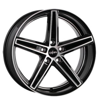 Oxigin, 18 Concave, 11,5x21 ET60 5x112 66,6, black full polish HD