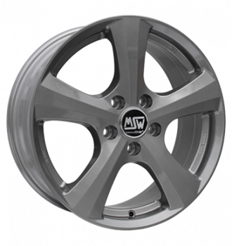 MSW, 19, 6,5x15 ET45 5x112 57,1, grey silver