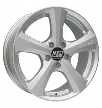 MSW, 19, 7x16 ET48 5x108 63,4, full silver