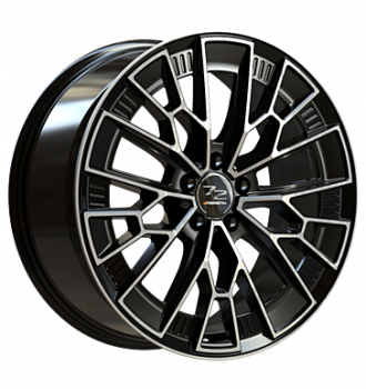 Fondmetal, 1972, 9x21 ET51 5x130 71,6, glossy black machined