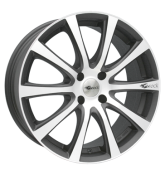 Brock, B21, 8x19 ET29 4x108 65,1, schwarz matt vollpoliert