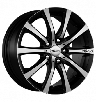 Brock, B21, 8x19 ET35 5x120 72,6, schwarz matt vollpoliert