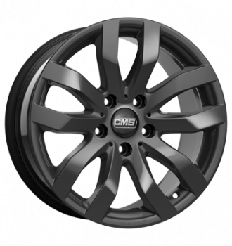 CMS, C22, 7,5x17 ET47 5x114,3 60,1, schwarz glänzend