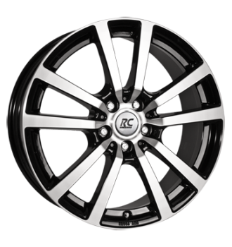 RCDesign, RC25, 8x18 ET53 5x130 71,5, schwarz glanz vollpoliert