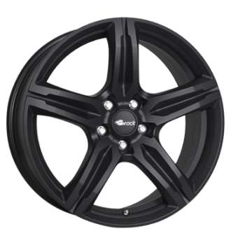 Brock, B29, 8x18 ET35 5x112 66,6, schwarz klar matt
