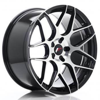 JR Wheels JR18 20x10 ET20-45 5H Blank Glossy Black