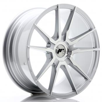 JR Wheels JR21 18x8,5 ET30-40 Blank Silver Machined