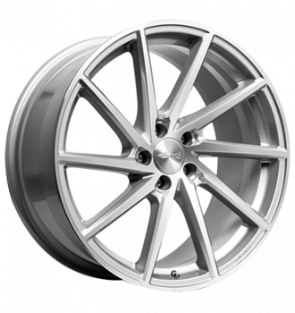 Brock, B37, 9x20 ET24 5x108 65,1, kristallsilber vollpoliert