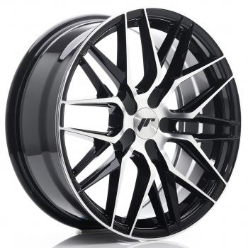 JR Wheels JR28 18x7,5 ET40 BLANK Gloss Black Machined Face