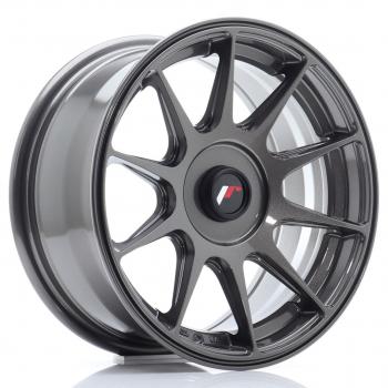 JR Wheels JR11 15x7 ET30 Blank Hyper Gray