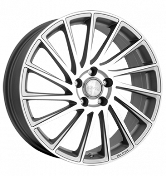 Brock, B39, 7x17 ET49 5x112 57,1, ferric grey vollpoliert