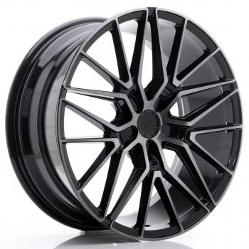 JR Wheels JR38 20x8,5 ET35-45 5H BLANK Black Brushed w/Tinted Face