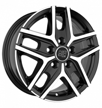 MSW, 40 Van, 6,5x16 ET55 5x130 89,1, gloss black full polished