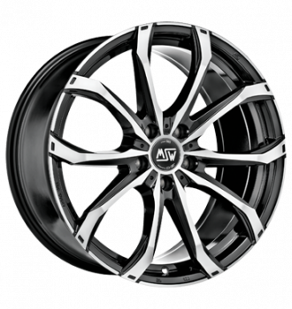 MSW, 48, 7,5x17 ET38 5x114,3 73,1, gloss black full polished