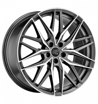 MSW, 50, 8x19 ET45 5x108 73,1, gun metal poliert