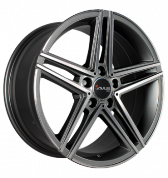 Avus, AC-515, 7,5x18 ET52 5x112 66,6, anthracite polished
