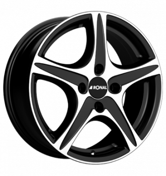 Ronal, R56, 6,5x16 ET35 4x100 68, mattschwarz-frontkopiert