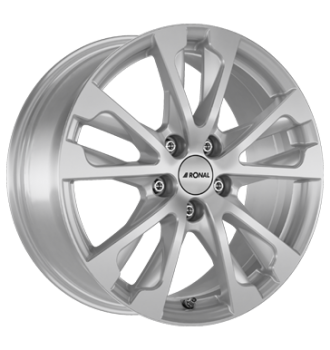 Ronal, R61, 7,5x17 ET29 5x112 66,5, kristallsilber-matt