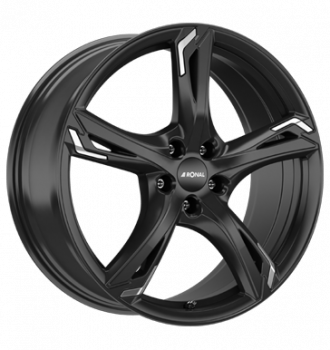 Ronal, R62 Chrome, 8x19 ET30 5x112 66,5, jetblack chrome