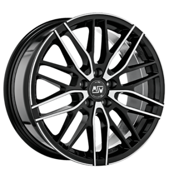 MSW, 72, 7x17 ET45 5x112 73,1, gloss black full polished