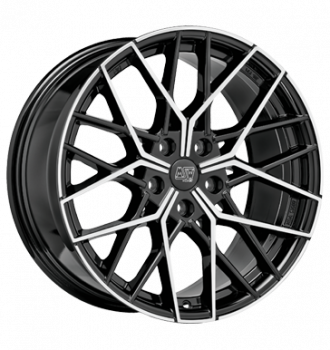 MSW, 74, 8,5x19 ET29 5x120 72,56, gloss black full polished