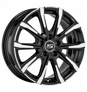 MSW, 79, 6,5x16 ET47 5x100 57,1, gloss black full polish