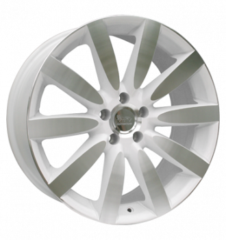 MAM, MAM 7 Nuvo, 8,5x19 ET30 5x100 63,4, weiß frontpoliert