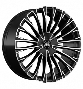 Antera, A103, 10x21 ET35 5x120 64,1, Piano Black Diamond