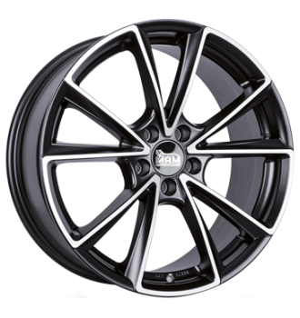 MAM, A5, 8x19 ET30 5x112 66,6, matt black front polish