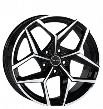 Avus, AC-523, 8x18 ET44 5x114 73,1, black polished