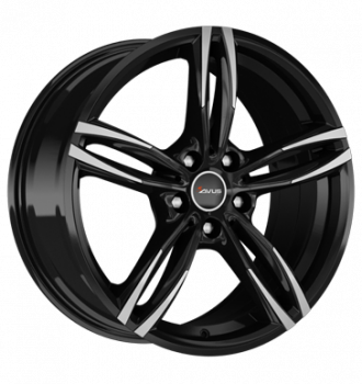 Avus, AF 15, 8,5x19 ET50 5x112 57,1, black polished